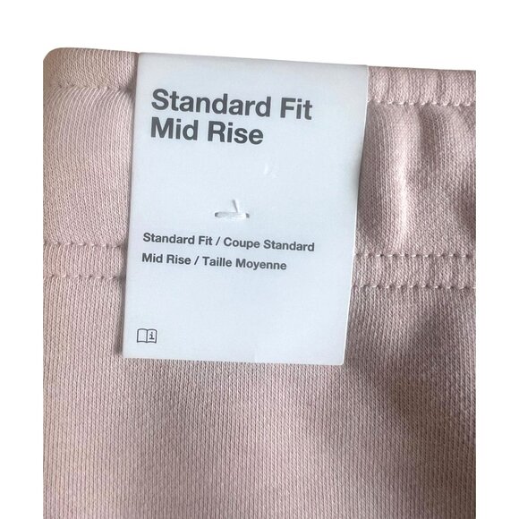 Nike Womens Pink Standard Fit Mid Rise Fleece Joggers Sweatpants XXL - Picture 5 of 13